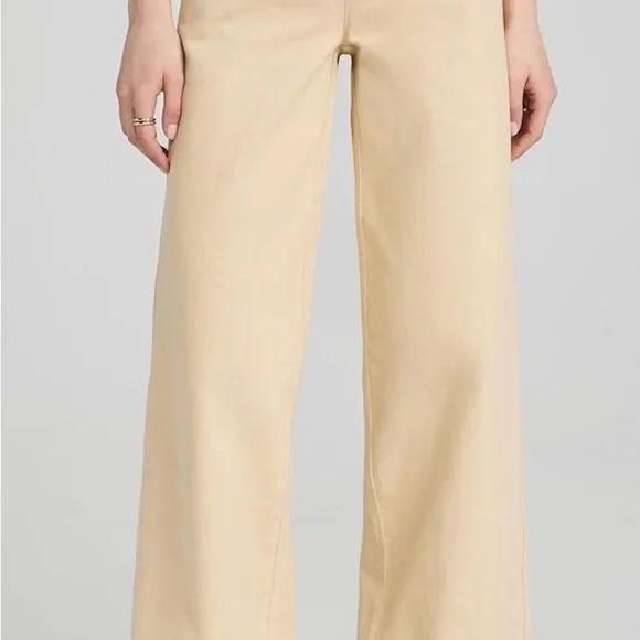 Vince Women's Washed Twill Wide Leg Pants NWT Size 10 - Picture 2 of 9